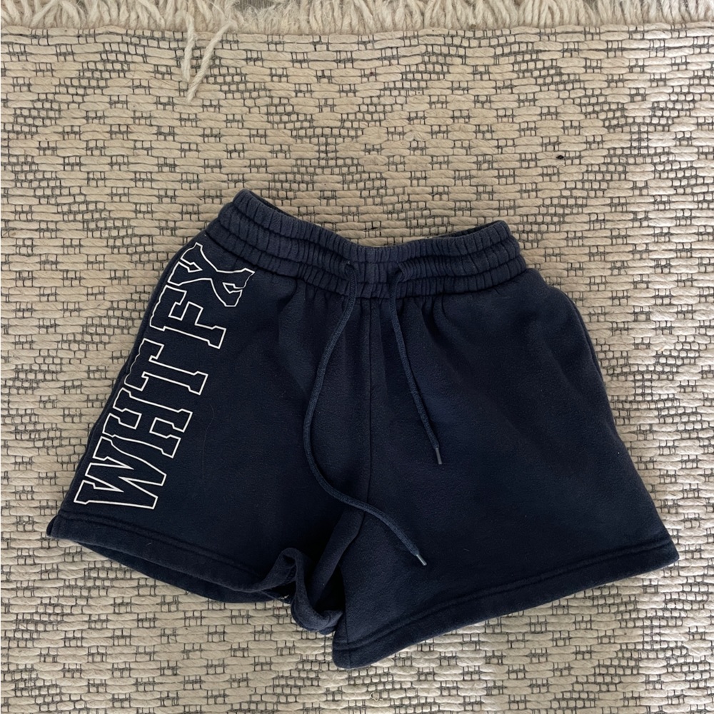 White fox blue shorts